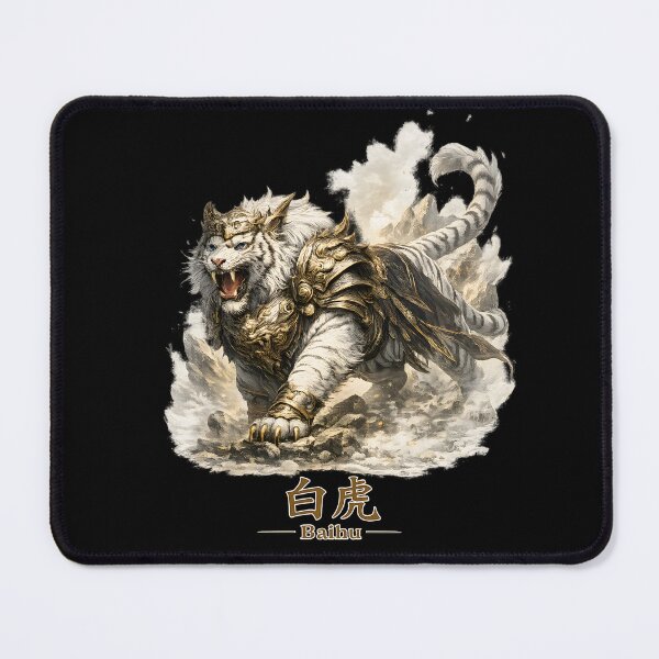 Item preview, White Tiger Baihu Chinese Mythical Guardian designed and sold by ChineseMystical.