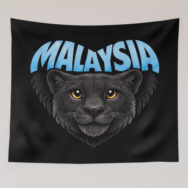 Item preview, Malaysia - Black Panther Heart Shape designed and sold by Myra365Art.