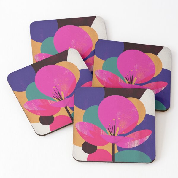 Item preview, Radiant Pink Bloom – Vibrant Art Deco Floral designed and sold by joycrysstudio.