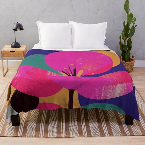 Item preview, Radiant Pink Bloom – Vibrant Art Deco Floral designed and sold by joycrysstudio.