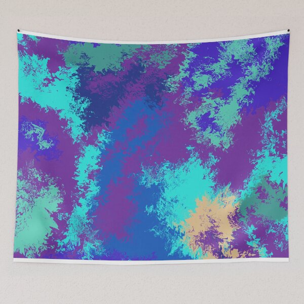 Item preview, Electric Dream Fractal Forest Abstract Art designed and sold by ArtKseniia.