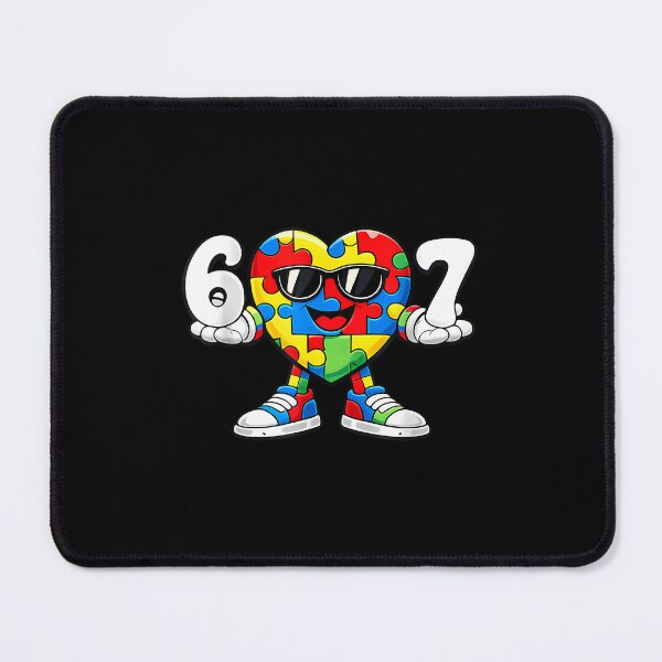 Item preview, Autism Awareness Six Seven 67 Meme designed and sold by Desdenhoshell.