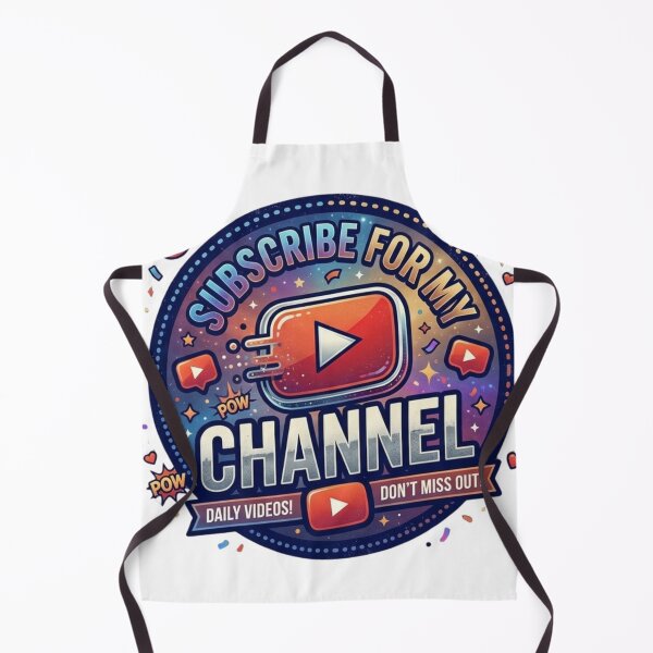Item preview, Subscribe For My Channel - Modern YouTube Creator Call to Action Badge designed and sold by Wear Sculpt.