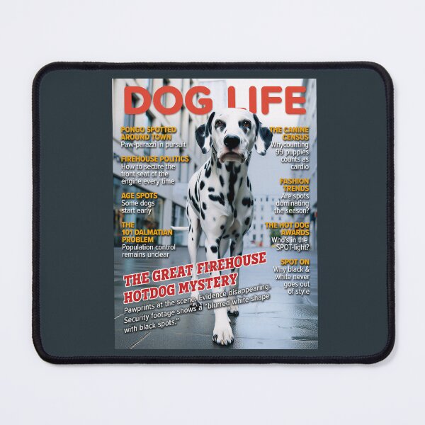 Item preview, DOG LIFE Magazine: The Great Firehouse Hotdog Mystery Dalmatian designed and sold by FrancophileFun.
