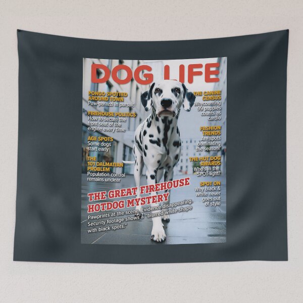 Item preview, DOG LIFE Magazine: The Great Firehouse Hotdog Mystery Dalmatian designed and sold by FrancophileFun.