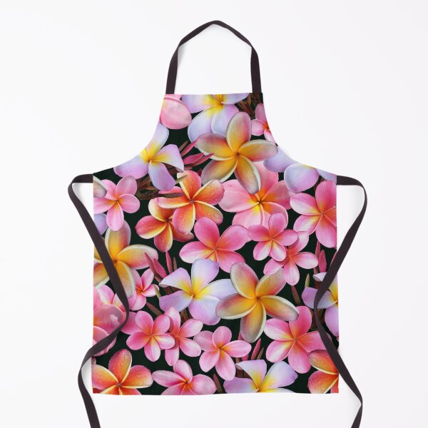 Item preview, Pink Plumeria Flowers on Dark designed and sold by MoodyMuseArt.