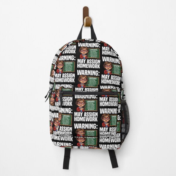 Item preview, TEACHER - WARNING: MAY ASSIGN HOMEWORK designed and sold by KEF Custom.
