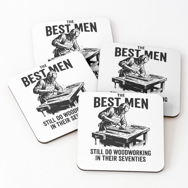Item preview, All Men Are Created Equal But Woodworking in Their Seventies Design, Funny Woodworker Gift, Carpenter Humor Graphic Tee designed and sold by AsturShop.