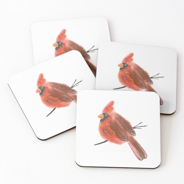 Item preview, Cardinal in Winter designed and sold by kristinsosadesign.