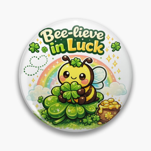 Item preview, Bee-lieve in Luck- St. Patrick designed and sold by Beetobuzz.