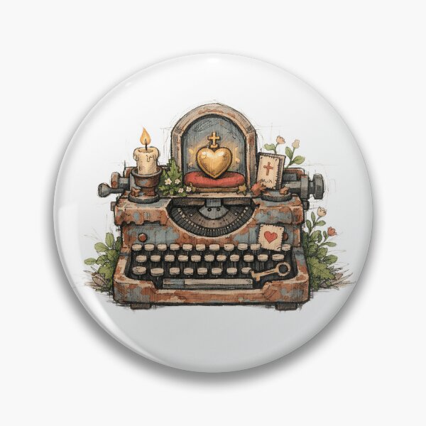 Item preview, Rusted Typewriter Reliquary designed and sold by LIS AND MELIVERSO.