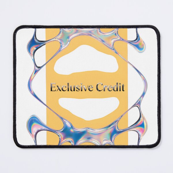 Item preview, A vibrant graphic design of exclusive credit on transparent background designed and sold by Creative88Art.