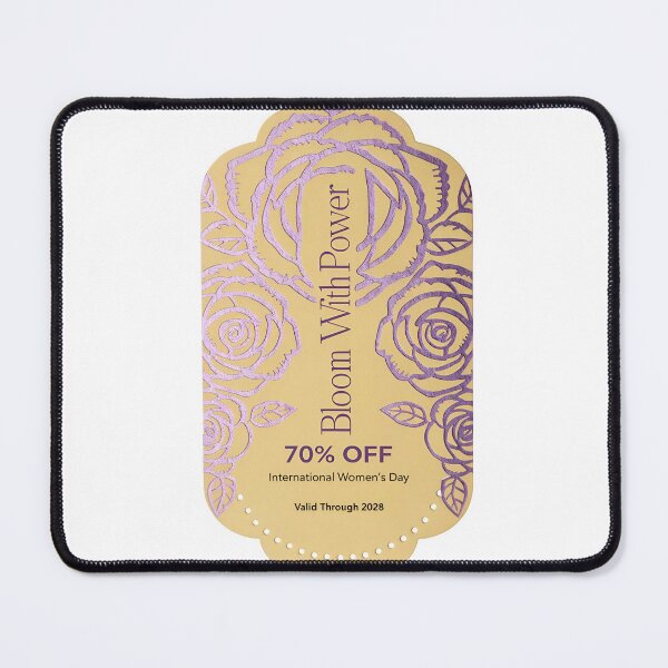 Item preview, A vibrant coupon for International Women's Day on transparent background designed and sold by Creative88Art.
