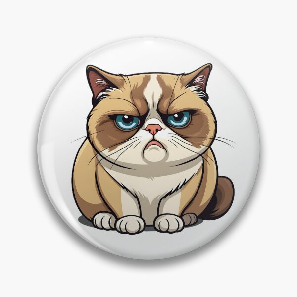 Item preview, Funny Fat Cat Cartoon  designed and sold by RELAX STATION.