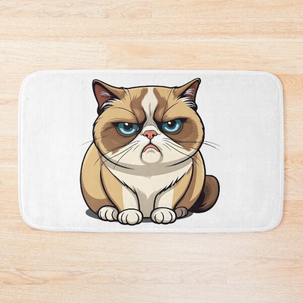 Item preview, Funny Fat Cat Cartoon  designed and sold by RELAX STATION.