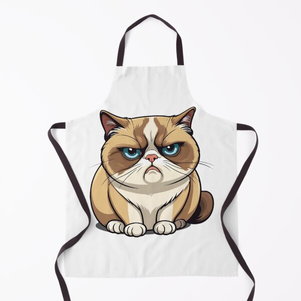 Item preview, Funny Fat Cat Cartoon  designed and sold by RELAX STATION.