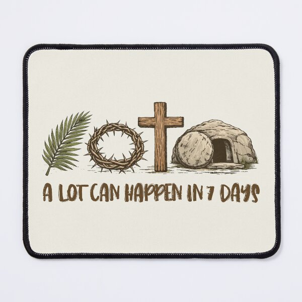 Item preview, A Lot Can Happen in 7 Days, Easter, Christian Family, Christian, Easter, Happy Easter designed and sold by Schroedingerska.