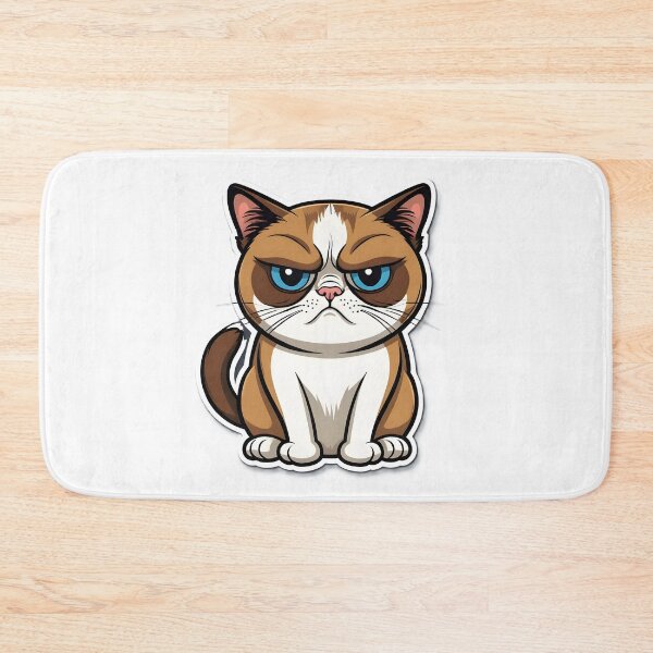 Item preview, Funny Blue Eyes Cat Cartoon  designed and sold by RELAX STATION.