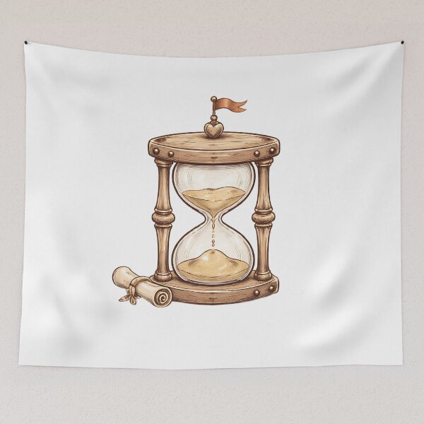 Item preview, MEDIEVAL OFFICE HOURGLASS designed and sold by LIS AND MELIVERSO.