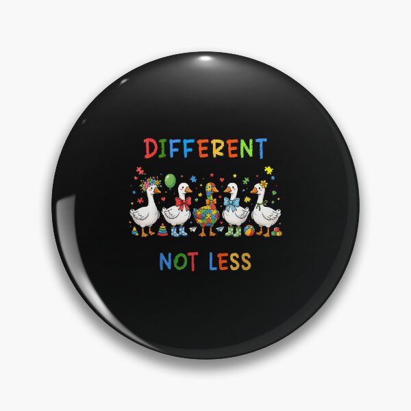 Item preview, Different Not Less Autism Awareness Goose designed and sold by tratakos.