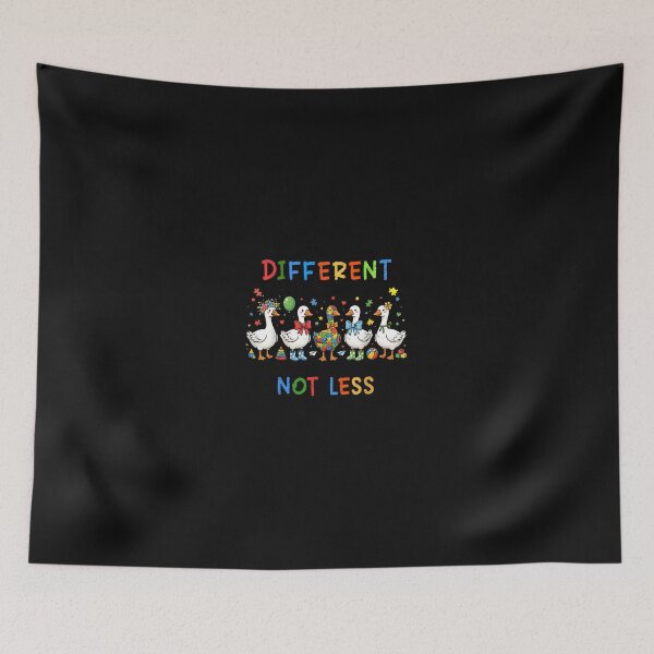 Item preview, Different Not Less Autism Awareness Goose designed and sold by tratakos.
