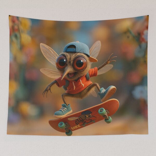 Item preview, Skater Robber Fly designed and sold by Sillytoe.