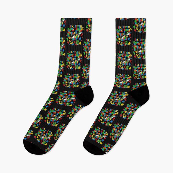 Item preview, Six Seven Autism Awareness 67 Meme designed and sold by tratakos.