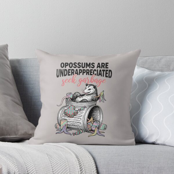 Item preview, Opossums Are Underappreciated Seek Garbage Funny Meme designed and sold by DigitalMomy.