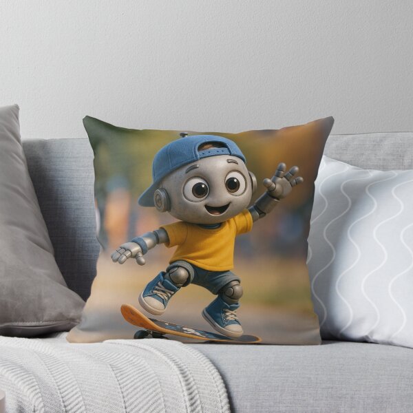 Item preview, Skater Robot Boy designed and sold by Sillytoe.