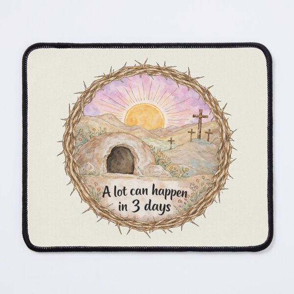 Item preview, Empty Tomb Easter, A Lot Can Happen in 3 Days Christian Art designed and sold by Schroedingerska.