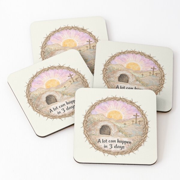 Item preview, Empty Tomb Easter, A Lot Can Happen in 3 Days Christian Art designed and sold by Schroedingerska.