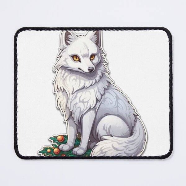 Item preview, Christmas Fox Sticker designed and sold by Solace Sparkles.