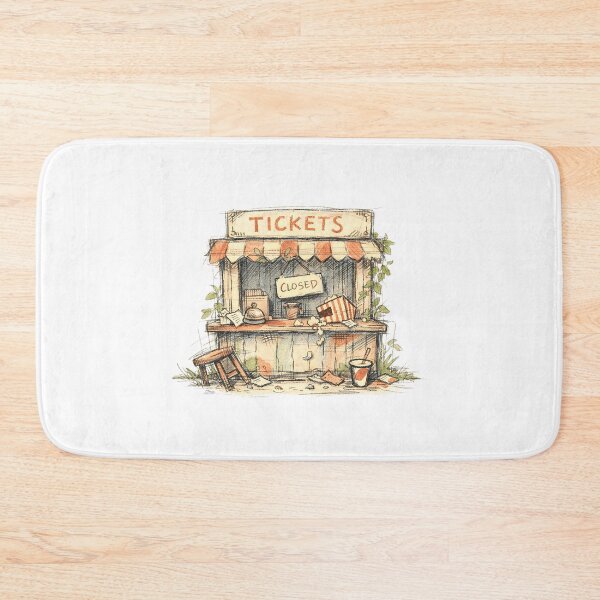 Item preview, ABANDONED TICKET BOOTH DESK designed and sold by LIS AND MELIVERSO.