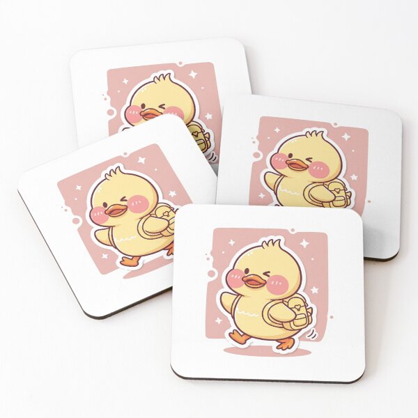 Item preview, Cute School Duck – Kawaii Student Duck Sticker designed and sold by MongOficial.