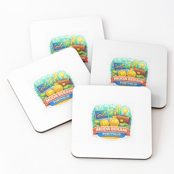 Item preview, Muda Berani Portfolio Sticker – Stock Market, Crypto & Business Investment Motivation Design designed and sold by Wander Pop Studio.