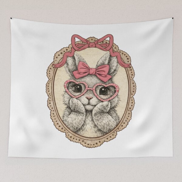 Item preview, Coquette Vintage Bunny Cute Easter Day designed and sold by will freed18.