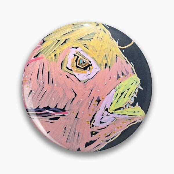Item preview, red orange anglerfish designed and sold by junehog.