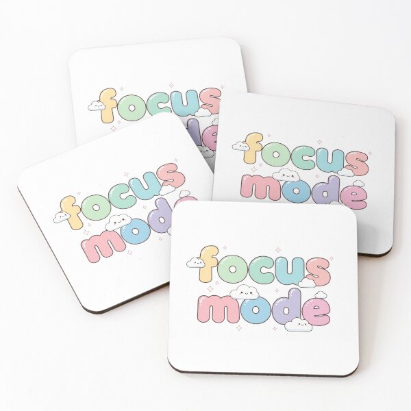 Item preview, Focus Mode – Kawaii Productivity Motivation Sticker designed and sold by MongOficial.