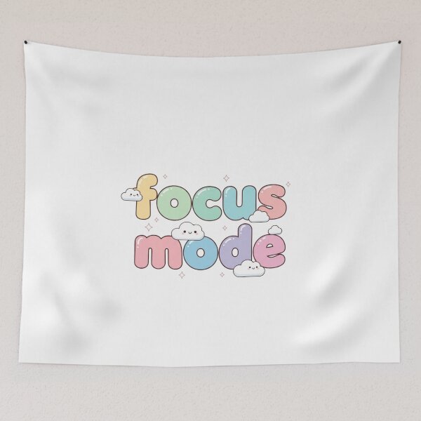 Item preview, Focus Mode – Kawaii Productivity Motivation Sticker designed and sold by MongOficial.