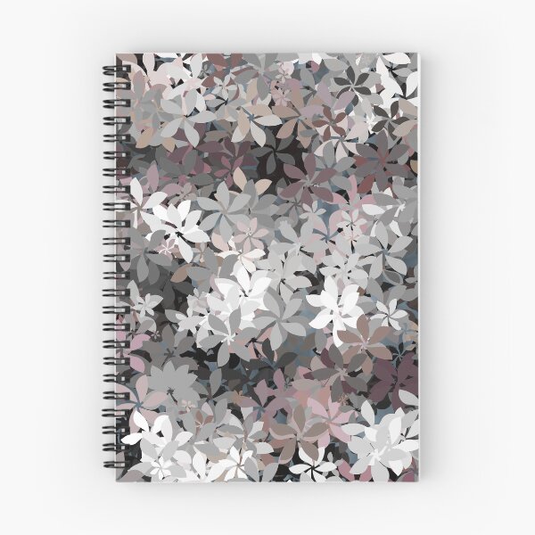 Item preview, Silver and Dusty Rose Flower Garden designed and sold by MoodyMuseArt.