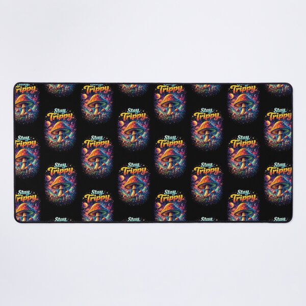 Item preview, Stay Trippy Psychedelic mushrooms cosmic  art designed and sold by Rise phoenix .