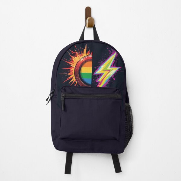 Item preview, Sun and Lightning Rainbow Pride Energy designed and sold by rainbowgremlin.