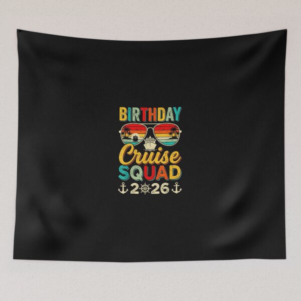 Item preview, Birthday Cruise Squad 2026 designed and sold by tratakos.