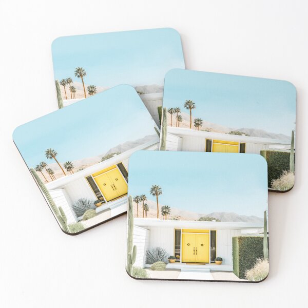 Aperçu de l'œuvre Palm springs yellow door créée et vendue par Artixshopy98.