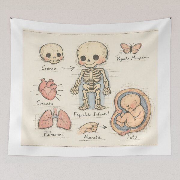 Item preview, VINTAGE ANATOMY LEDGER designed and sold by LIS AND MELIVERSO.