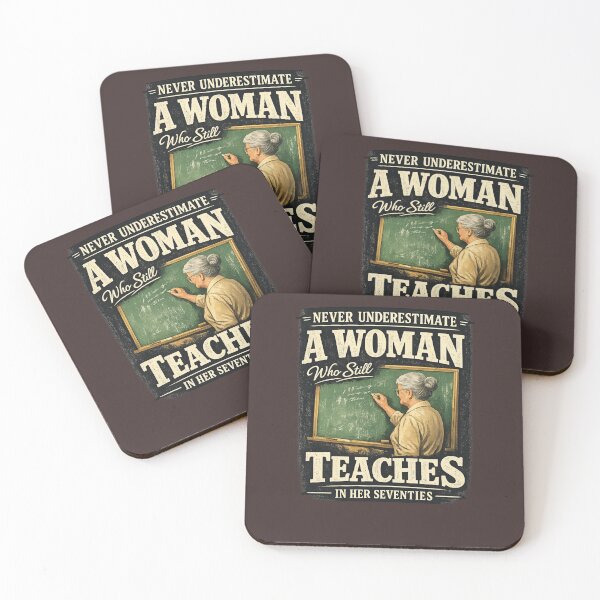 Item preview, Never Underestimate Woman Who Still Teaches in Her Seventies designed and sold by faridman.