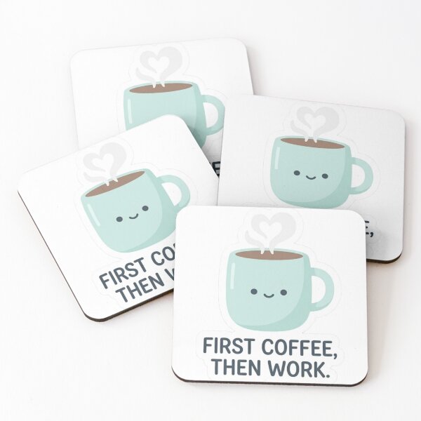 Item preview, Cute Coffee Mug First Coffee Then Work designed and sold by aurshop.