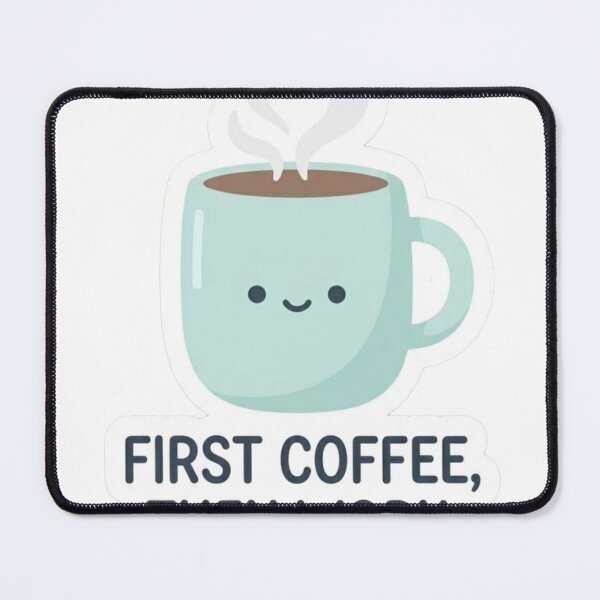 Item preview, Cute Coffee Mug First Coffee Then Work designed and sold by aurshop.