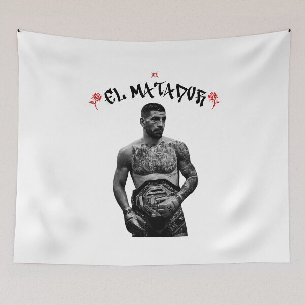 Item preview, Ilia Topuria El Matador UFC Champion Portrait Art designed and sold by Saayee.