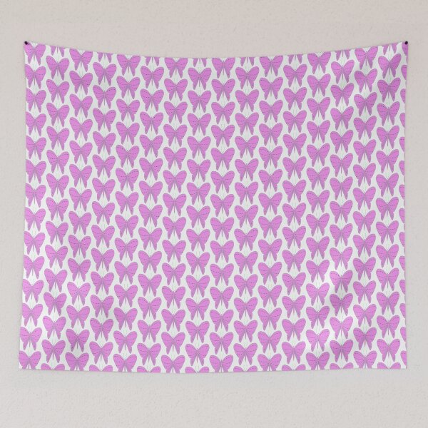 Item preview, Butterfly Bow - Pink Flutter Repeat Pattern designed and sold by MotifsByMari.